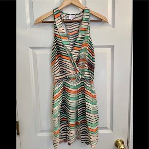 Multi-colored Striped Parker Dress- Size S